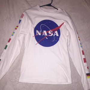 White NASA T-shirt